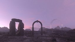 Graphic rendering of arches