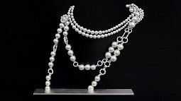 Photo of jewelry on black background