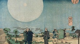 Photo of a Japanese Edo print