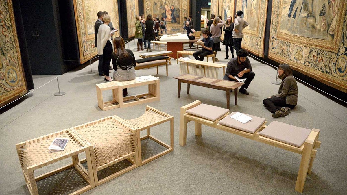critique of benches with architecture graduate students
