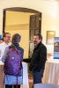 Photograph of College of Design Assistant Dean of Academic Affairs, Rich Margerum, SOJC Dean Juan-Carlos Molleda, and Landscape Architecture faculty Ellee Stapleton