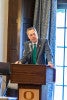Photograph of UO President Karl Scholz at the SCYP kick-off event. 
