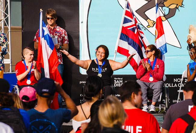 Adaptive surfer and Paralympian Ann Yoshida