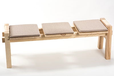 bench by Harley Elliott