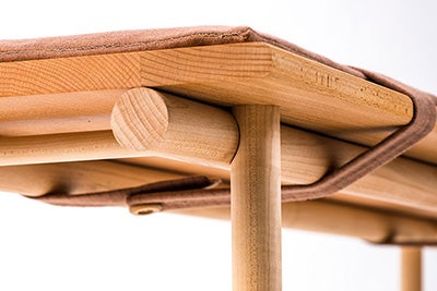 bench detail, by Allie Jones