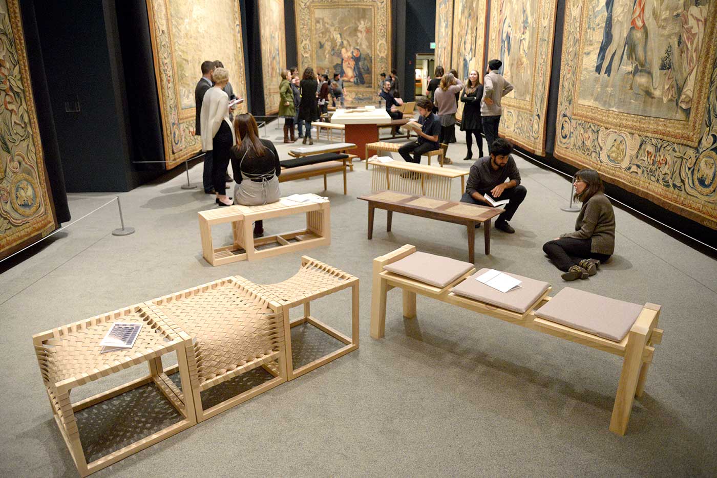 critique of benches with architecture graduate students
