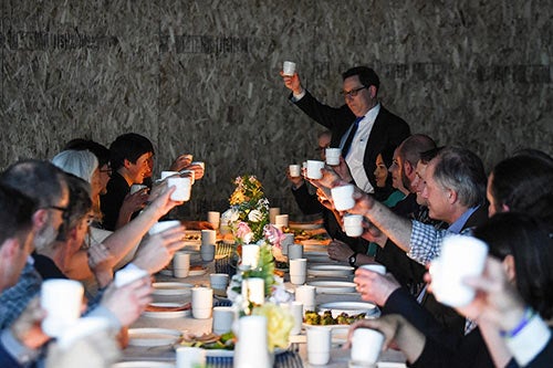 people at dinner table