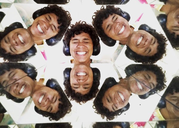 Alexis Griffin as viewed through her kaliedoscope