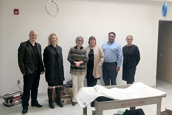 Dean and department heads visit 510 Oak