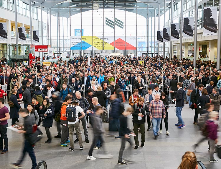 click to enlarge Crowd at ISPO Munich 2018
