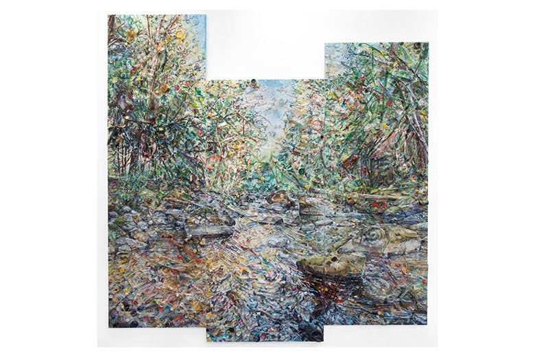 Robert Dozono's No Farm painting