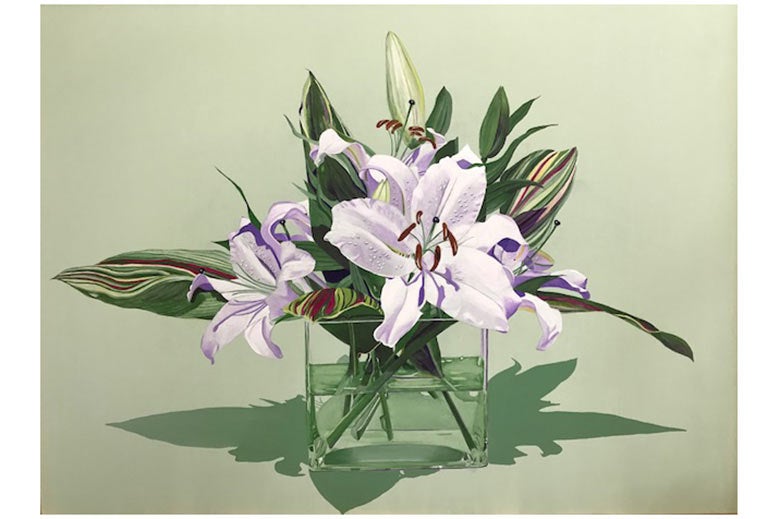 Phyllis Yes' Calm Lillies painting