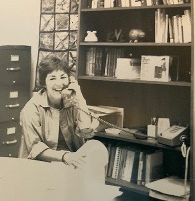 Barbara Keirnes-Young as new principal 1974