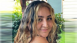 image of FHS student Cindy Rojas Villagomez facing camera