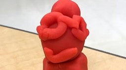 Alex Newson in Play-Doh form created by a student