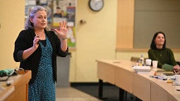 Ronda Fritz in a classroom setting