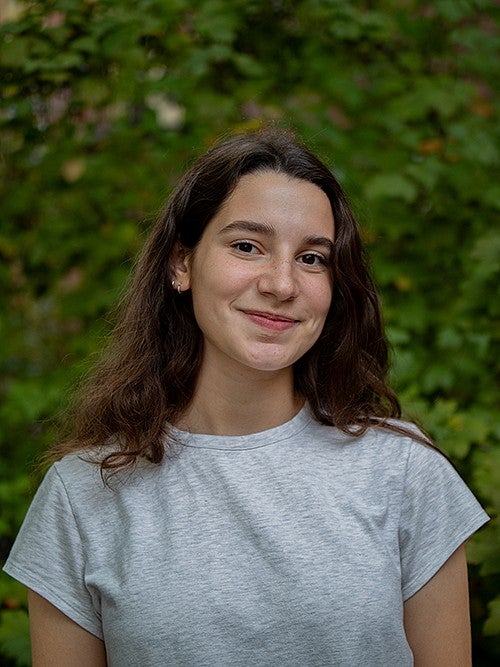 outdoor portrait of stamps scholar abigail bloom