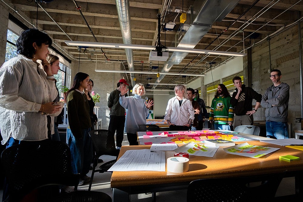 product design class in studio