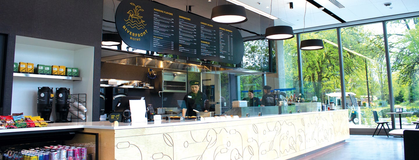 Riverfront Bistro counter