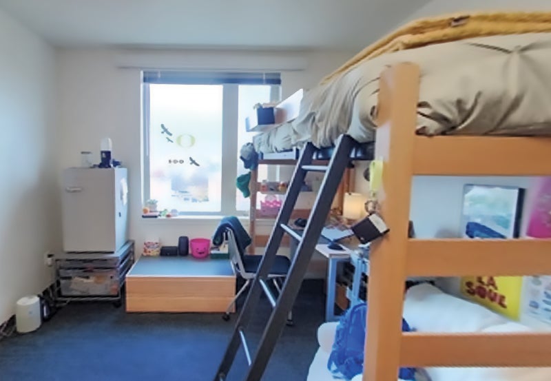 Room with bunk bed