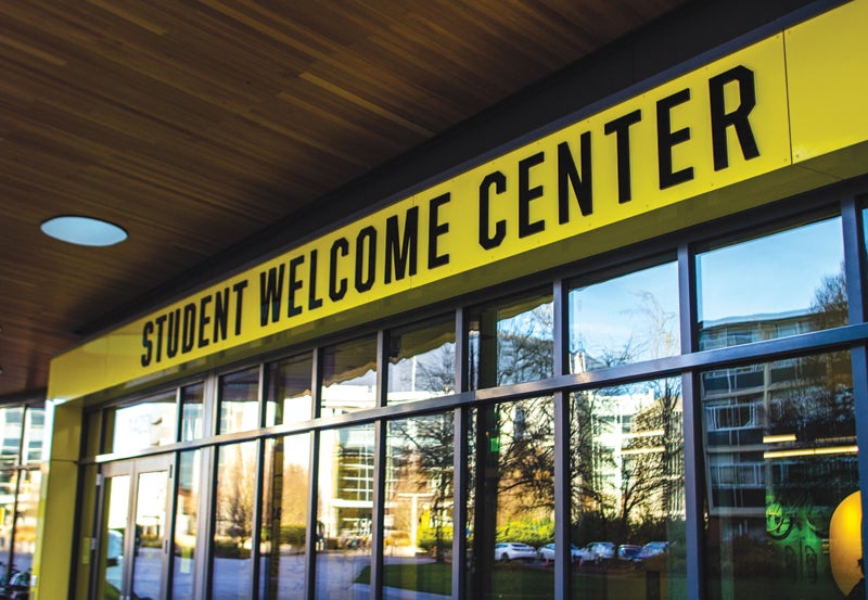 Student Welcome Center exterior