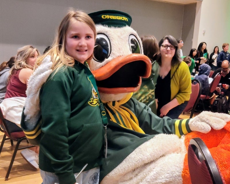 kid with the Duck