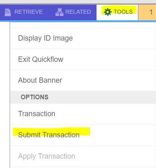 Submit Transaction