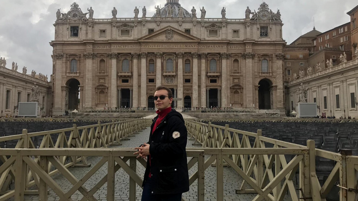 Grigorii Malakhov poses for a photo.