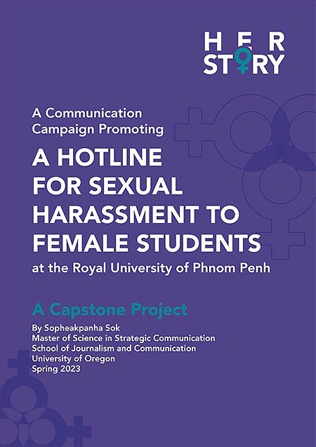 cover page for HERstory capstone project by Sopheakpanha Sok