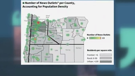 kgw8 tv interviews regina Lawrence about decline in local journalism