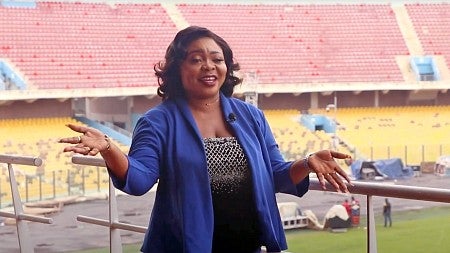 screen capture of Mavis Amanour