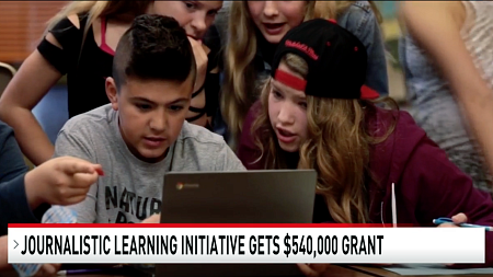 students in the Journalistic Learning Initiative program