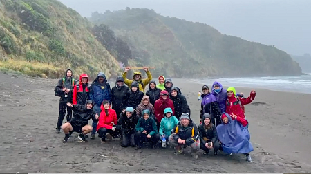 SOJC students in Raglan, New Zealand