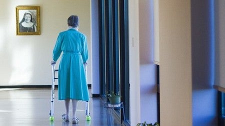Person walking away