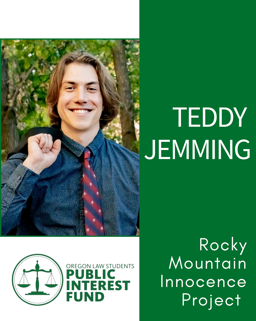OLSPIF Recipient Teddy Jemming