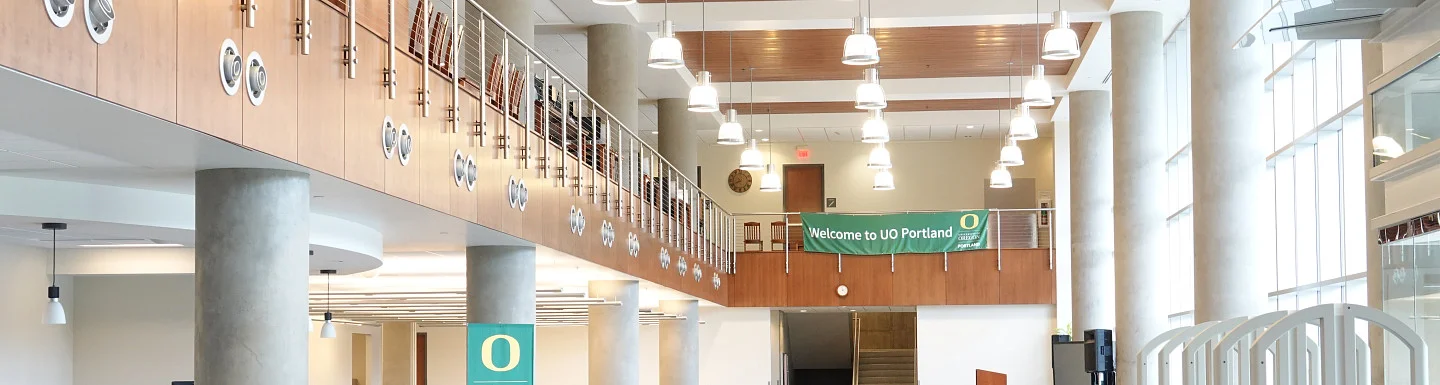 University of Oregon Portland Campus Lobby