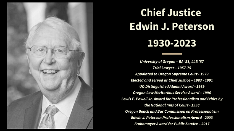 Chief Justice Peterson