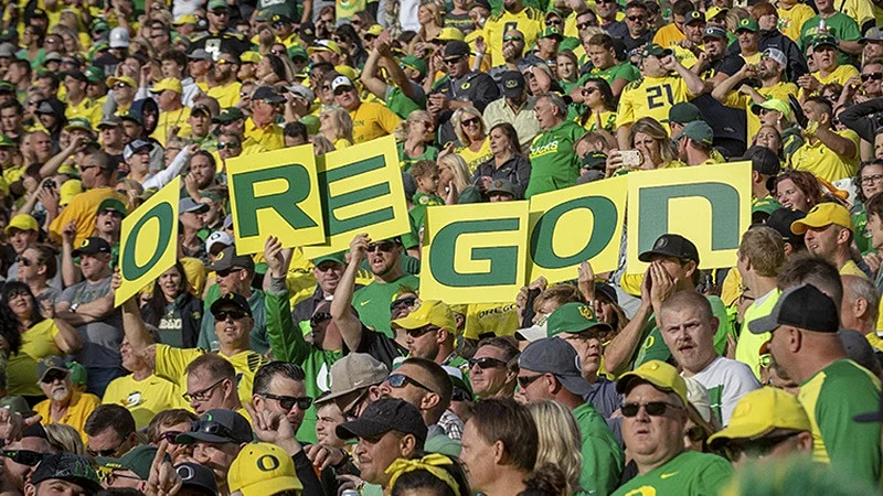 UO Football Crowd