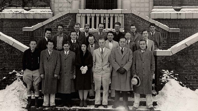 Nina E. Wood with Oregon Law classmates