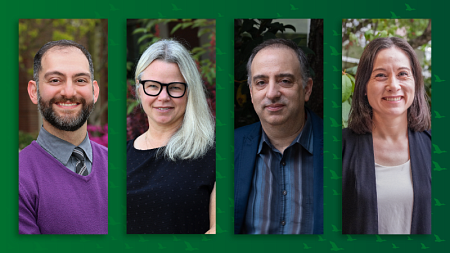 Oregon Law Professors Michael Fakhri, Rebekah Hanley, Erik Priest, and Liz Tippett