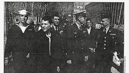 Beatrice Dohrn and Able plaintiffs - newspaper clipping
