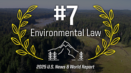 Number seven Environmental Law. 2025 U.S. News and World Report.
