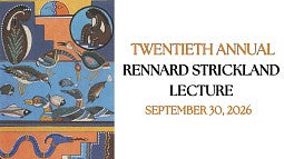 20th annual Rennard Strickland Lecture - September 30, 2026