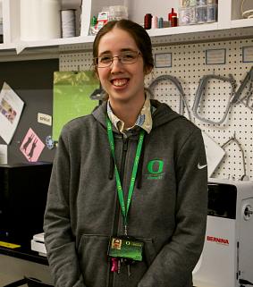 Eowyn Boosinger, Research and Learning Assistant. 
