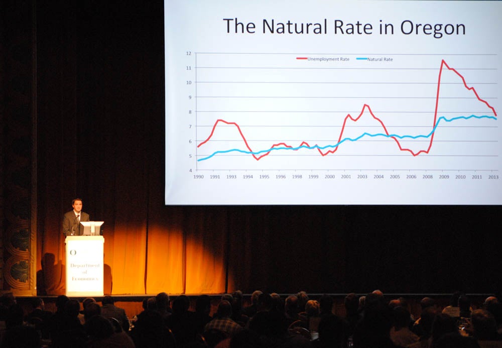 Jeremy Piger at Oregon Economic Forum