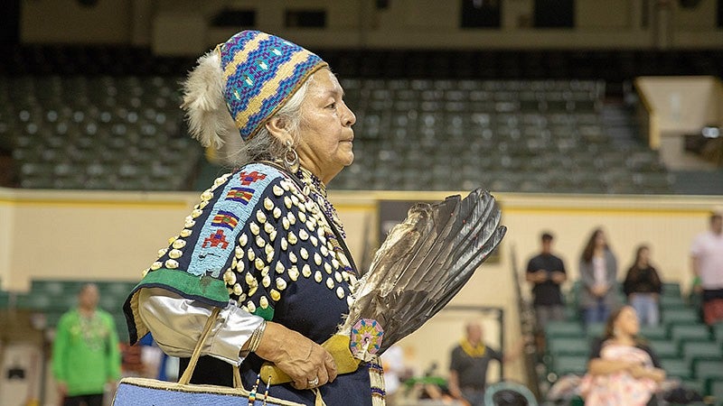2018&nbsp;Mother's Day Powwow dancer