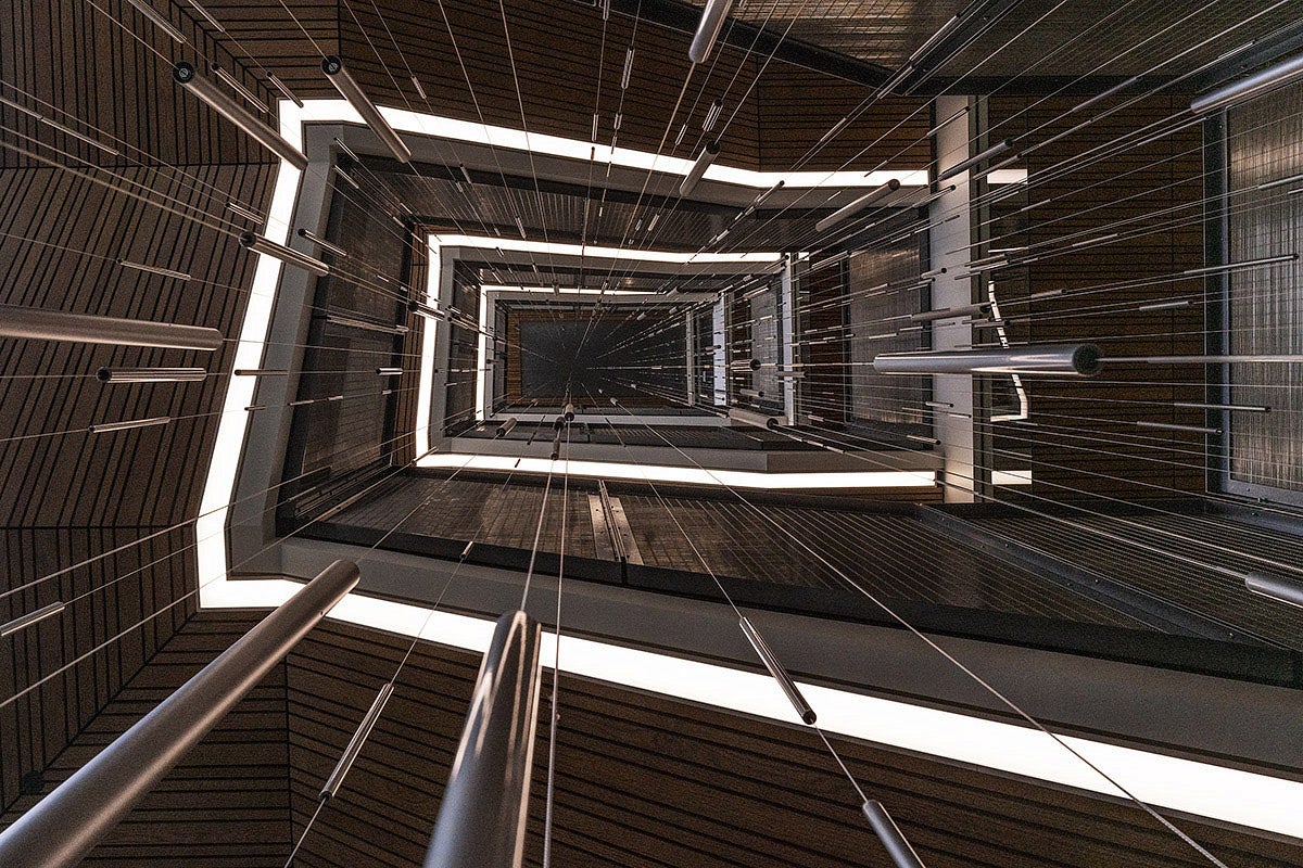 Spiraling Into the Matrix - Photograph by Michael Wilkes, BArch ’71