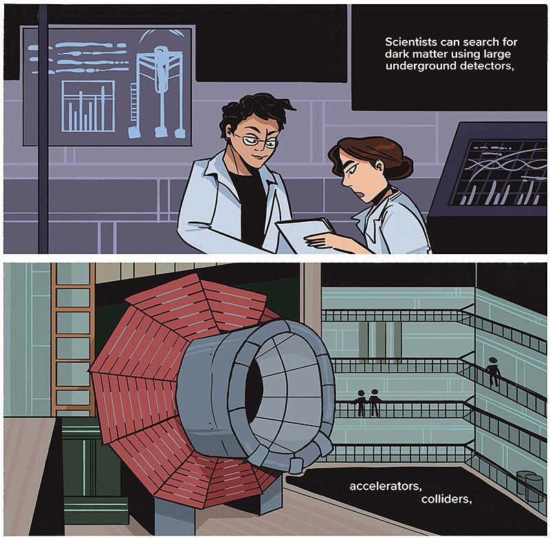 Mary Hubbert's comic book panel
