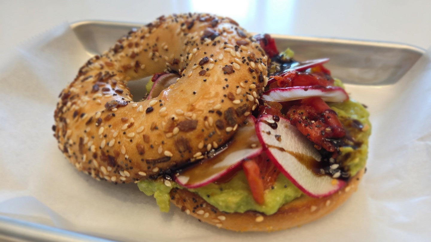 avocado toast everything bagel