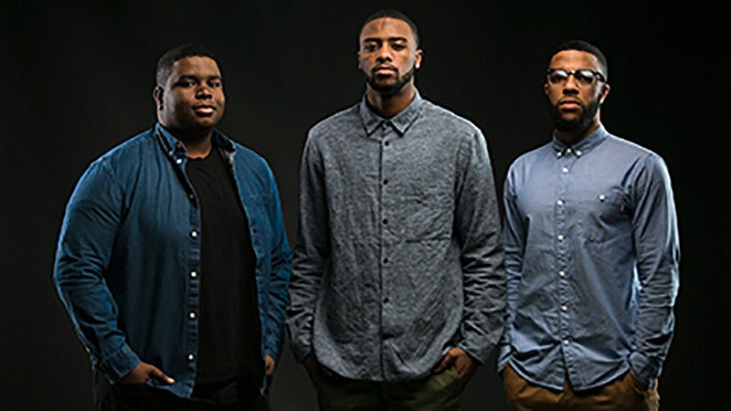 August Jefferson, Class of 2018 (left), Chris Holloway, Class of 2018 (center), Drake Hills, Class of 2018 (right)
